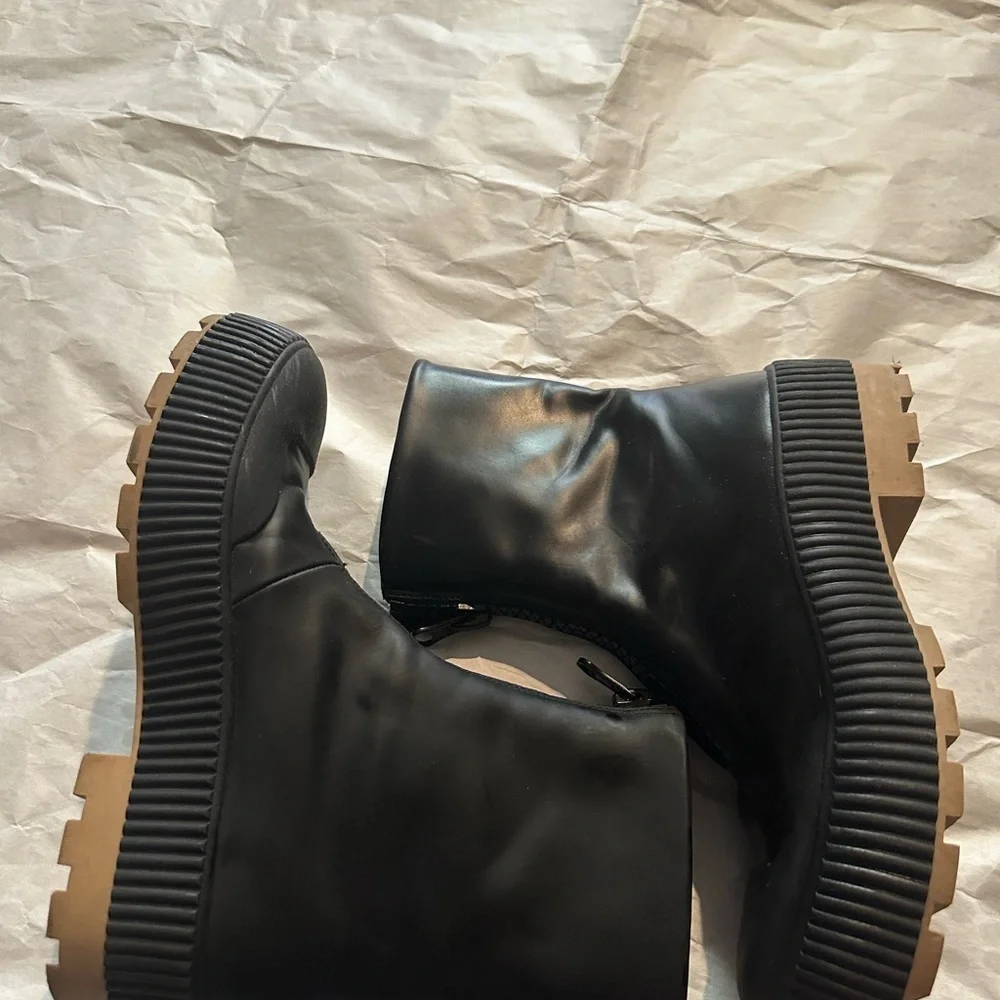 Zara Black Men's Rain Boots